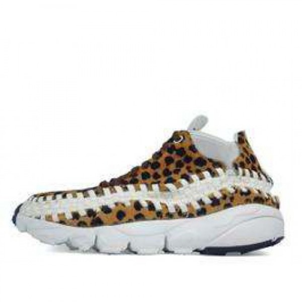 NIKE AIR FOOTSCAPE WOVEN CHUKKA PREMIUM LEOPARD �...