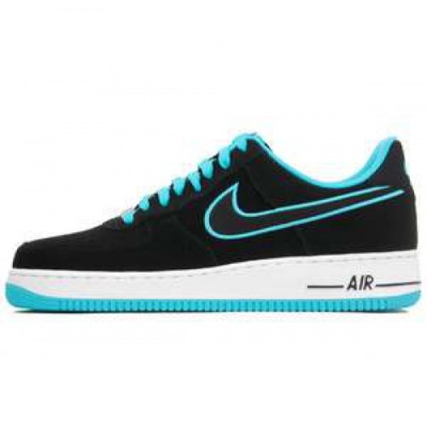 Nike Air Force 1 QS Embroidery Pack BLACK/TURQUOIS...