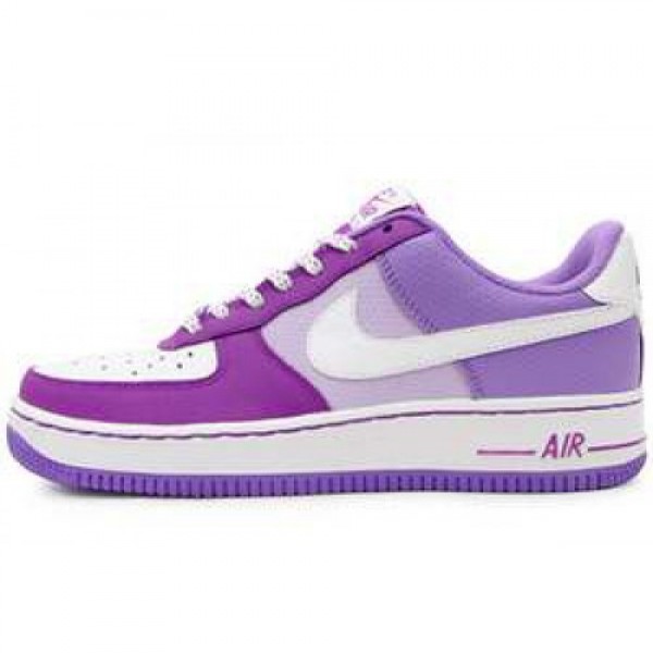 Nike Air Froce 1 Low (GS) WHITE/WHITE-MAGENTA-VIOL...