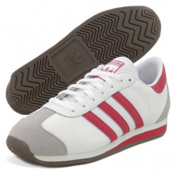 【激安】adidas アディダス カントリー II adidasCTRY II COUNTRY スニーカー ホワイト／レッド G43490 全国無料配送正規品