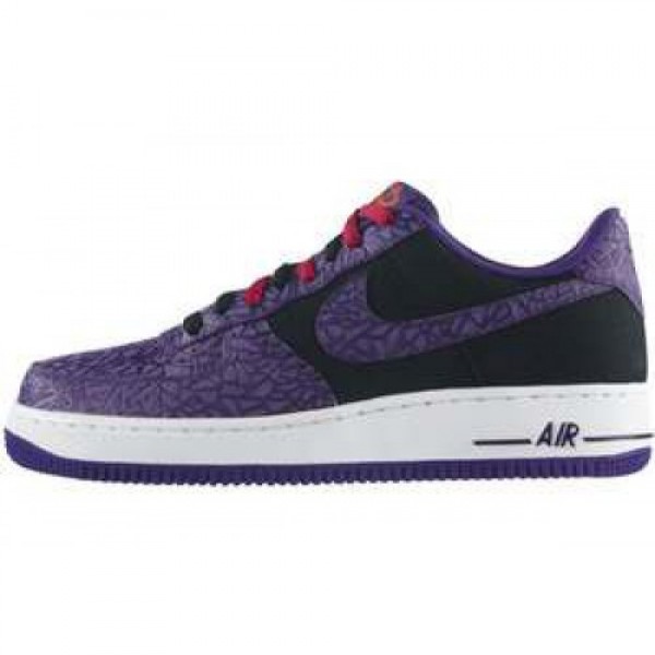 Nike Air Force 1 BLACK/COURT PURPLE ナイキ エ�...