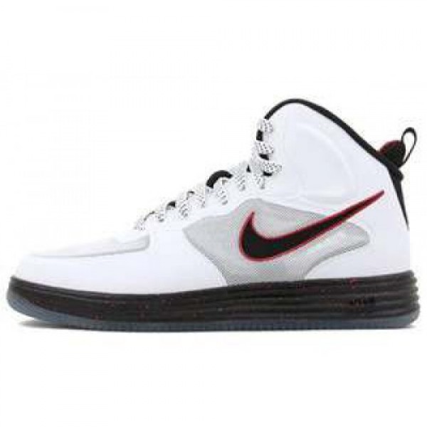Nike Lunar Force 1 FUSE WHITE/BLACK-UNIVERSITY RED...