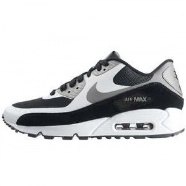 Nike Air Max 90 LE ACTION BLACK/MEDIUM GREY-WHITE ...