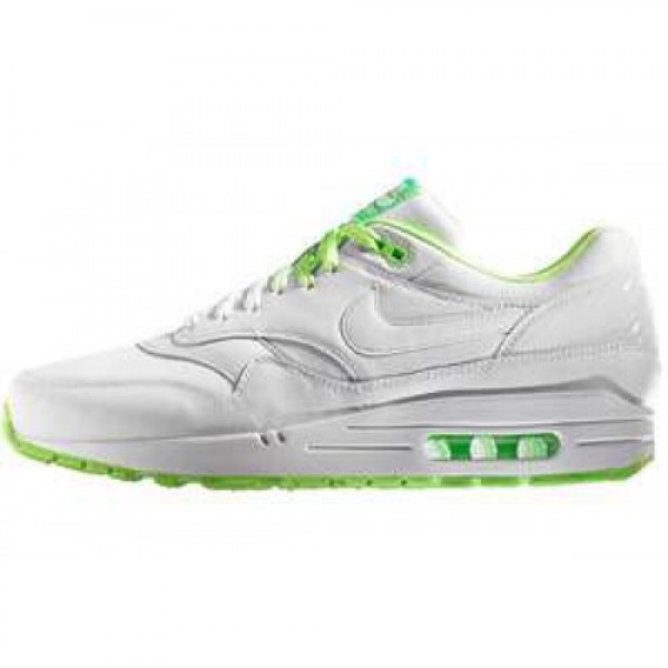 Nike Air Max 1 PRM NRG Clash Collection WHITE/WHITE--ELECTRIC GREEN ナイキ エアマックス １ プレミアム エナジー クラッシュコレクション ホワイト/エレクトリック グリーン 535661-130