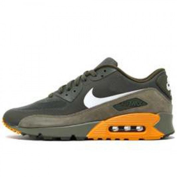 Nike Air Max 90 Premium CRG KHK/WHITE-STL GRN-CNYN GLD ナイキ エア マックス 90 プレミアム カーゴカーキ/ホワイト スティールグリーン 532470-317