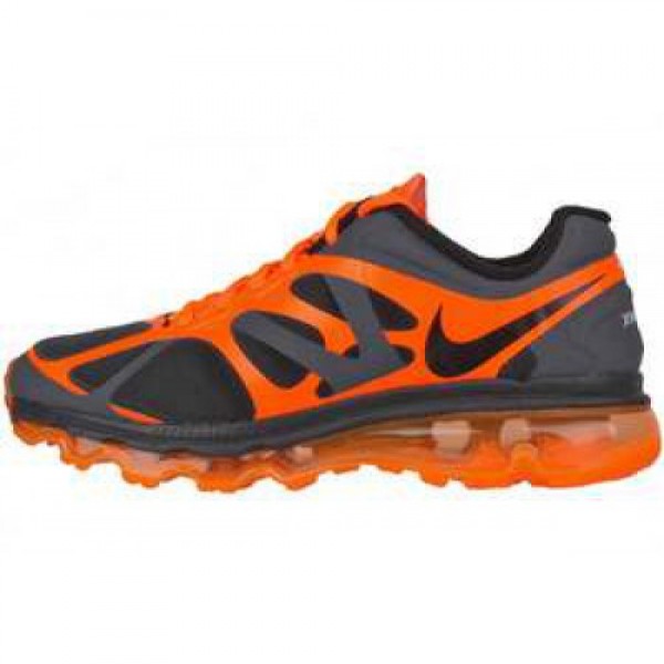 Nike Air Max +2012 (GS) ANTHRACITE/BLK-TTL ORNG-WH...