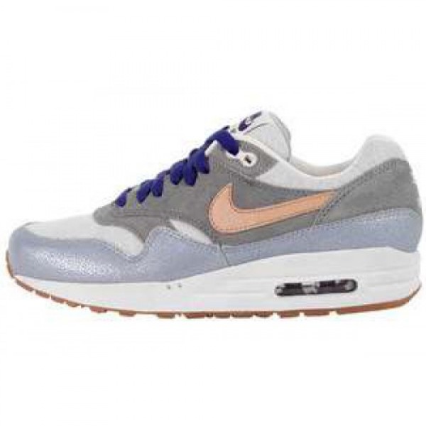 Wmns Nike Air Max 1 PRM MTLLC SLVR/VCHTT TN-MTLC C...