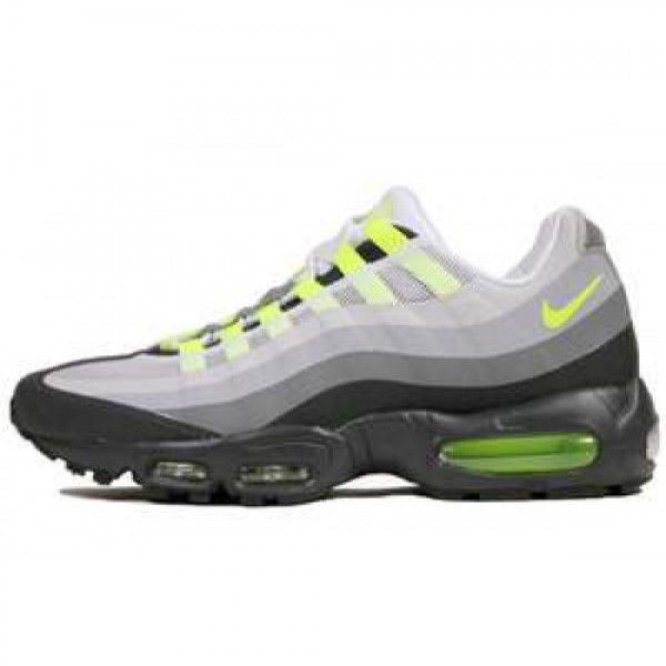 Nike Air Max 95 No Sew ANTHRACITE/VOLT-CL GRY-WLF ...