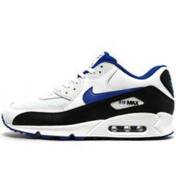 Nike Air Max 90 LE WHITE/GAME ROYAL-BLACK ナイ�...