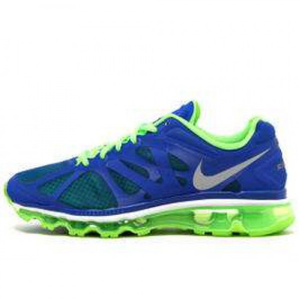 Nike Air Max+ 2012 GM RYL/MTLLC SLVR-ELCTRC GRN-W ...