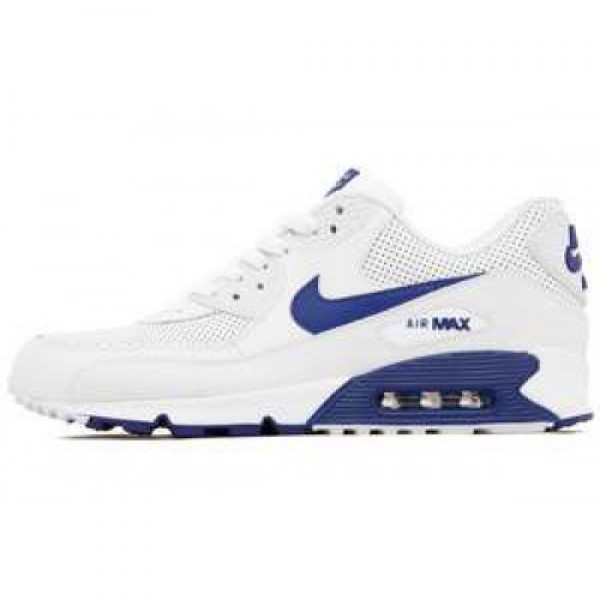 Nike Air Max 90 Essential WHITE/DEEP ROYAL BLUE-WH...