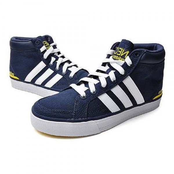 アディダス BBネオスクールMID ネイビ�...