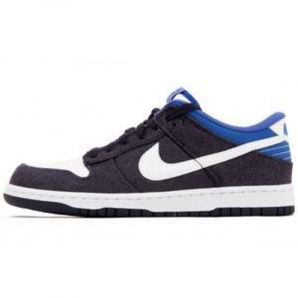 Nike Dunk Low Denim BLACKENED BLUE/WHITE-GM ROYAL ...