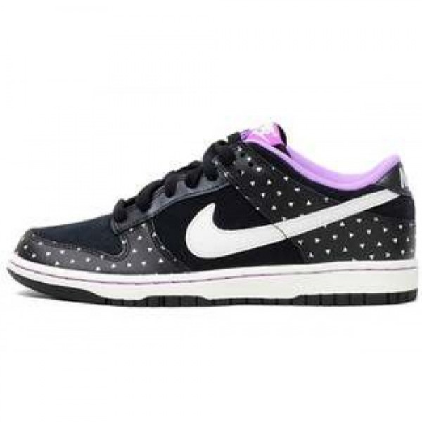 Wmns Nike Dunk low Skinny BLACK/SAIL-LASER PURPLE ...