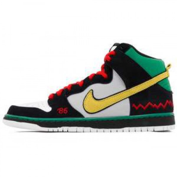 Nike Dunk High Pro Premium SB BHM McRad BLACK/VIVI...