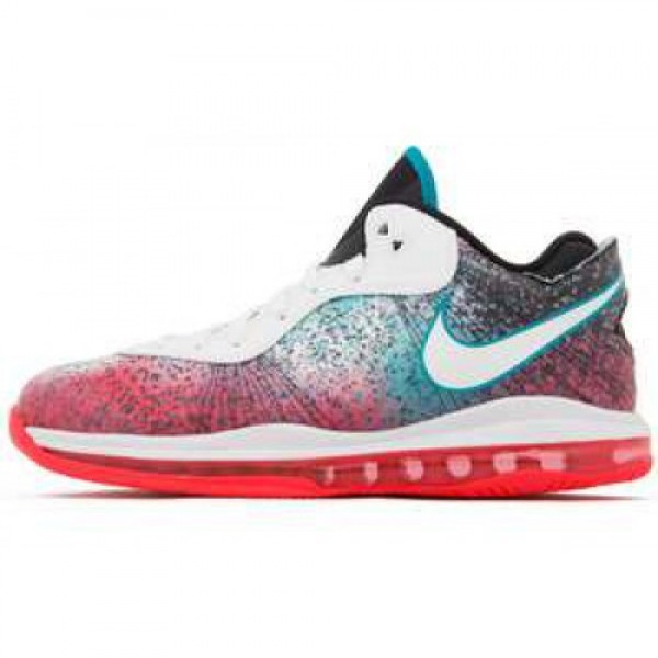 Nike LeBron 8 V/2 Low Miami Nights white/solar red...