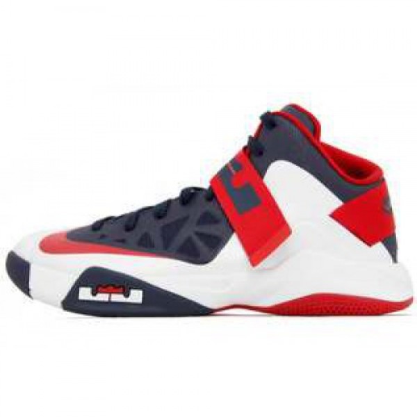 Nike Zoom Soldier IV USAB WHITE/UNIVERSITY RED-OBSIDIAN ナイキ ズーム ソルジャー ６ ホワイト/ユニバーシティレッド オブシディアン 525015-101  100%正規品保証100%正規品保証