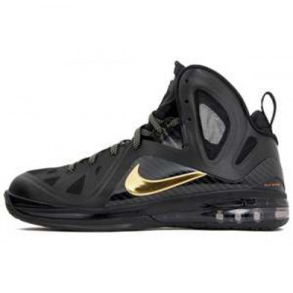 Nike LeBron 9 P.S. Elite BLACK/METALLIC GOLD-BLACK...