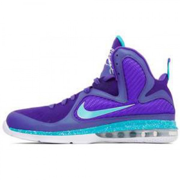Nike LeBron 9 Summit Lake Hornets PURE PURPLE/TURQ...