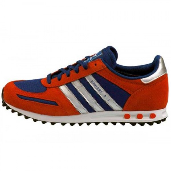 アディダス ウィメンズ エルエートレーナー adidas LA Trainer K ORANGE/NAVY/SILVER オレンジ/ネイヴィー/シルバー (G95256)
