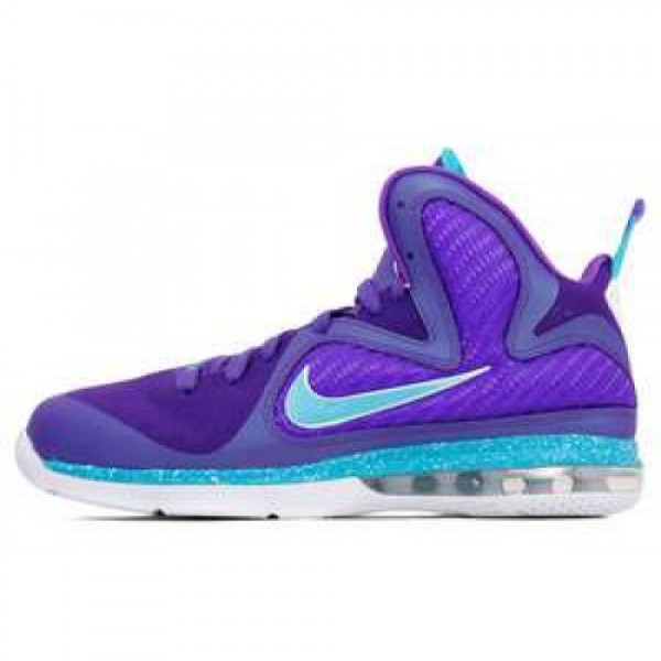 Nike LeBron 9 (GS) Summit Lake Hornets PURE PURPLE...