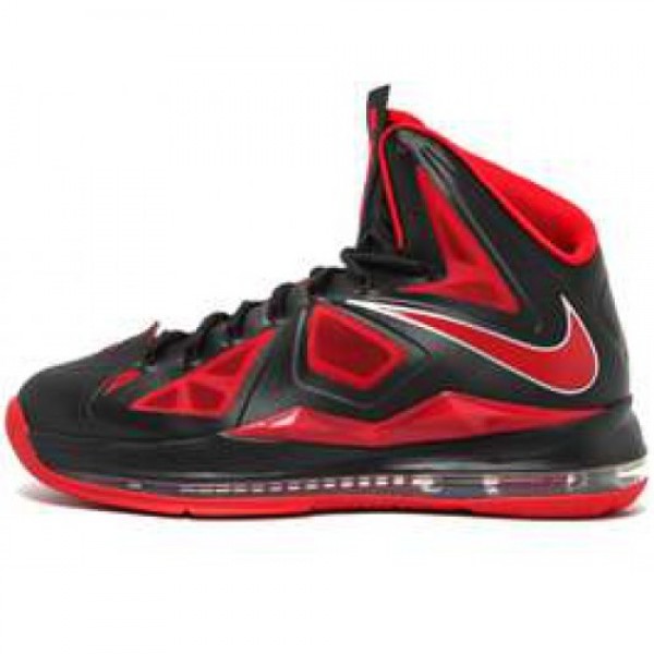Nike Lebron X XDR BLACK/UNVRSTY RED-MTLLC SLVR ナ...