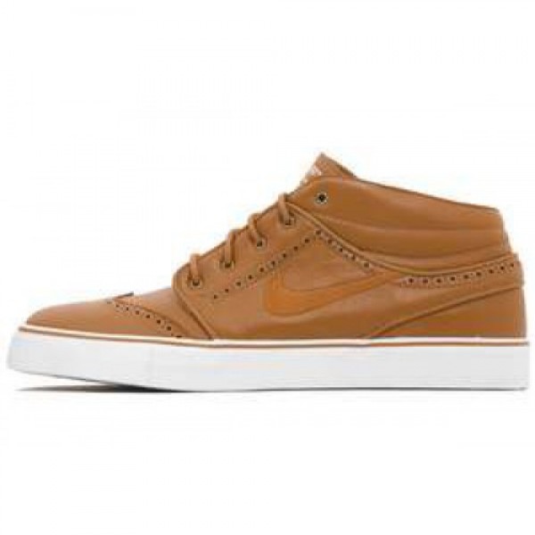 Nike Zoom Stefan Janoski Mid PR SB Wingtip CHESTNUT/CHESTNUT ナイキ ステファン ジャノスキ エスビー ミッド ブローグ チェストナッツ 472679-200