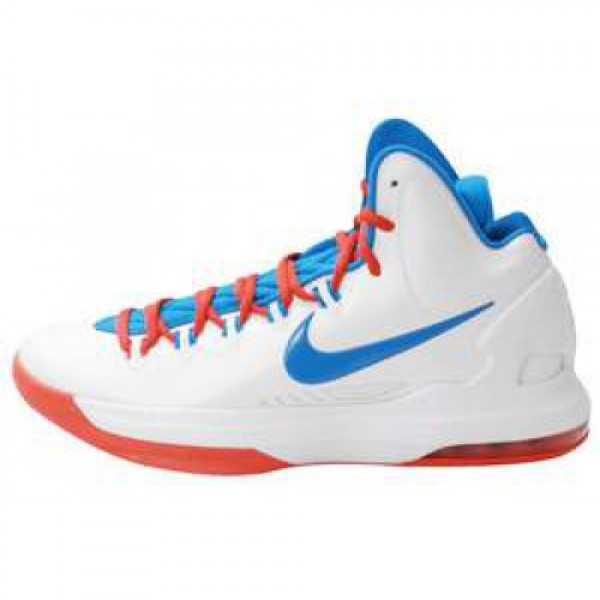 Nike KD V OKC Thunder Home WHITE/PHOTO BLUE-TEAM O...