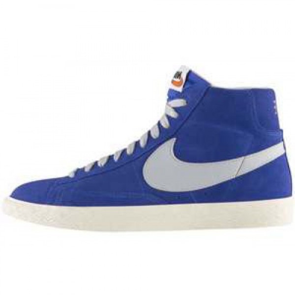 Nike Blazer Mid PRM VNTG Suede DP RYL BL/STRT GRY-...