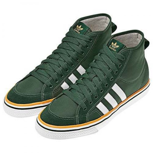 アディダスadidas ニッツァ adidas Nizza Hi DRKGRN/WHT/WHTVAP ハイ ダークグリーン/ホワイト （G60930）