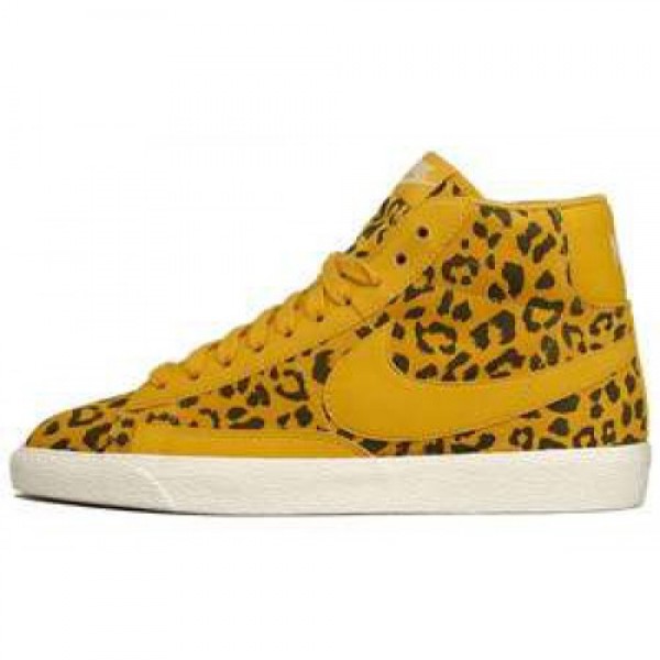 Nike Wmns Blazer Mid Print Gold Leopard ナイキ ...