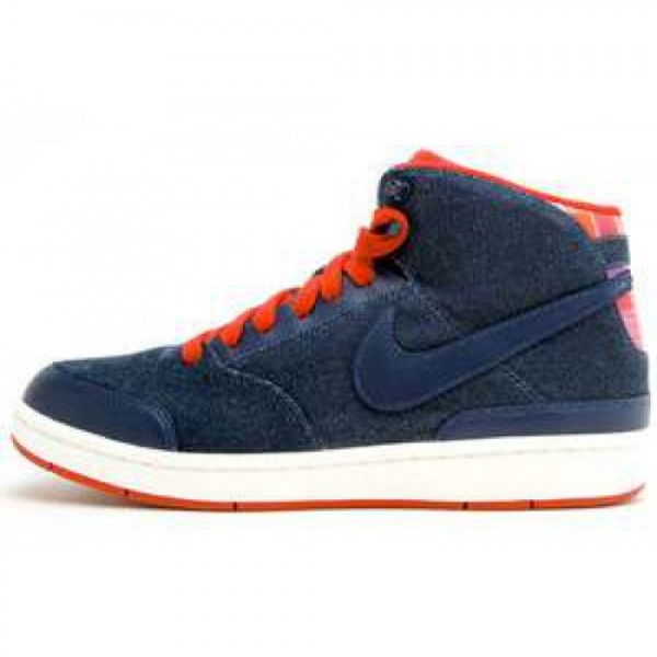 Wmns Nike Style Mid DENIM/SPORT RED-SAIL ウィメ...