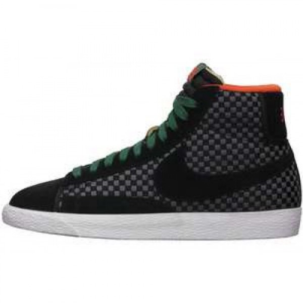 Nike Blazer Mid Woven BLACK/BLACK-GRG GREEN-TM ORN...