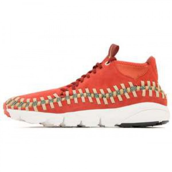 Nike Air Footscape Woven Chukka Knit RED REEF/MIDNIGHT FOG-CHNT-SL ナイキ エア フットスケープ ウーヴン チャッカ ニット レッドリーフ/ミッドナイトフォグ 543208-863  毎日新品登場！100%保証品質