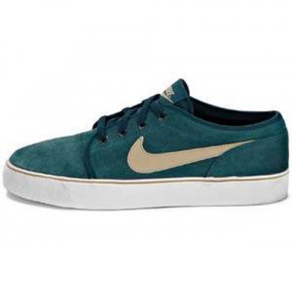 Nike Toki Low LTHR MIDNIGHT TURQ/KHAKI-KHK-WHITE �...
