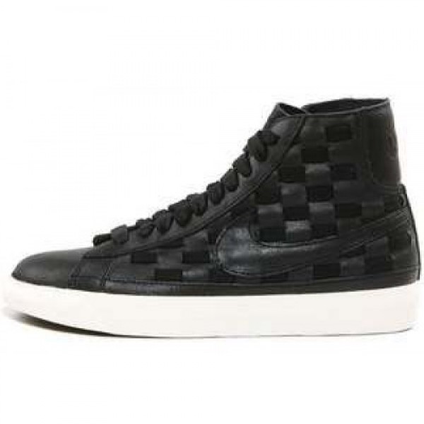 Nike Wmns Blazer Mid Woven BLACK/BLACK-SAIL ナイ...