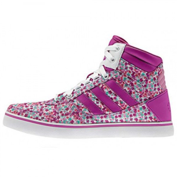 アディダス adidas BBneo LT Mid PURPLE/WHT/TUR...