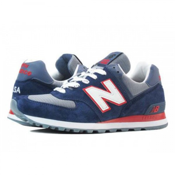 NEW BALANCE ニューバランス Connoisseur Authors 574 / Blue with Red us574md  正規取扱店おすすめ