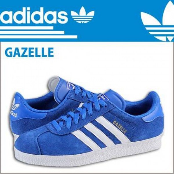 adidas Gazelle II アディダス ガッツレー ホワイト/ブルー WHITE/BLUE (G96680) 超歓迎2015人気ランキング