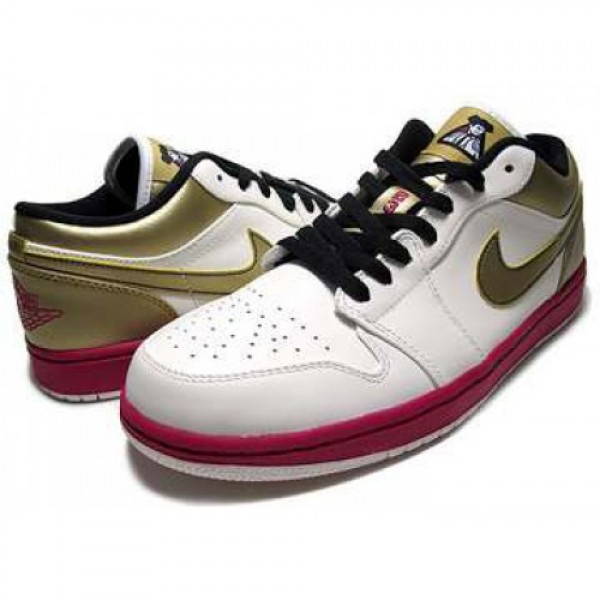 NIKE AIR JORDAN 1 LOW sail/s.fchs-m.gold-blk  5535...