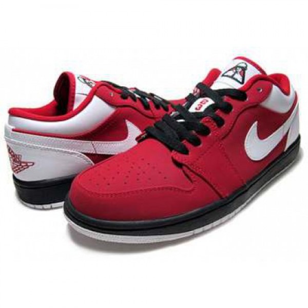 NIKE AIR JORDAN 1 LOW g.red/wht-blk 553558-601