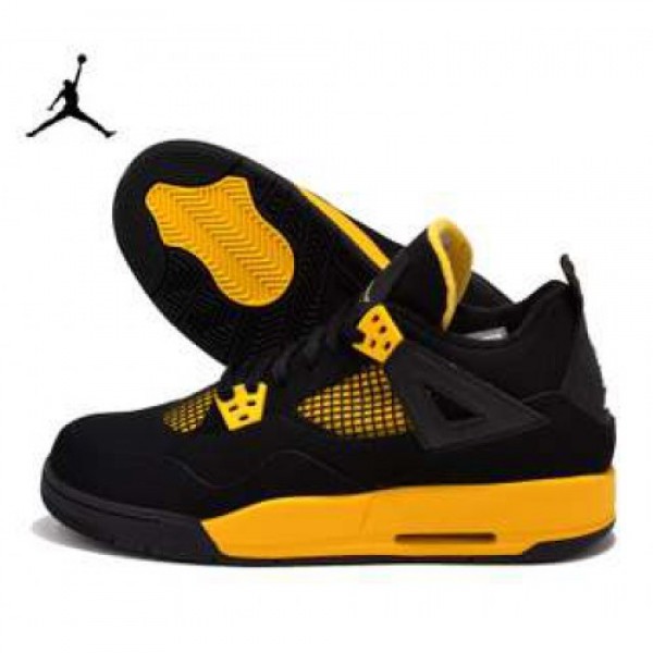 NIKE AIR JORDAN 4 RETRO GS THUNDER ナイキ エ�...