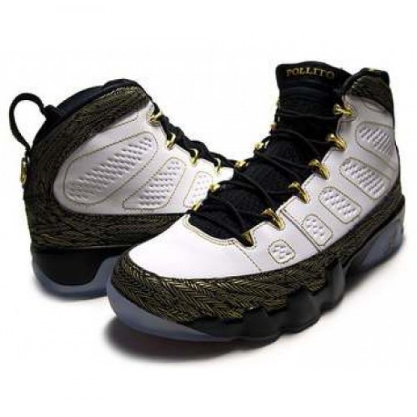 NIKE AIR JORDAN 9 RETRO DB "DOERNBECHER" wht/m.gold-blk 580892-170