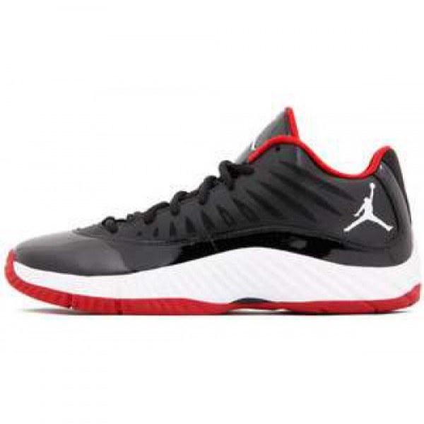 Nike Jordan Super.Fly Low Bred BLACK/WHITE-GYM RED...
