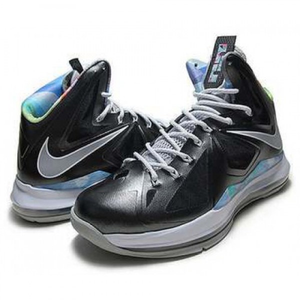 NIKE LEBRON 10 "PRISM" blk/wht-s.gry 541...