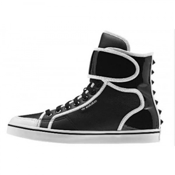 adidas Honey Hi Strap EF アディダス ウィメンズ ハニー ハイ ストラップ EF ブラック/ホワイト W BLACK/WHITE (G95630) 売れ筋商品品質保証