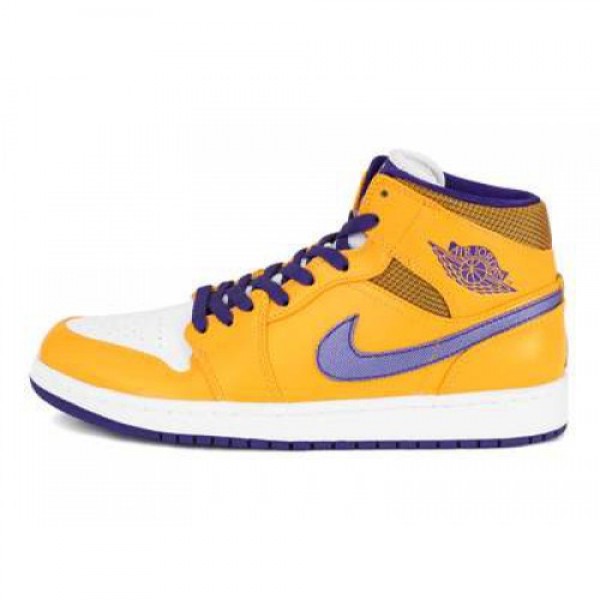 JORDAN AIR JORDAN 1 MID (554724-708) UNVRSTY GOLD/...
