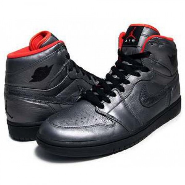 NIKE AIR JORDAN 1 HI PREMIER pewter/blk-m.org  ナイキ エア ジョーダン1 ハイ プレミア 灰黒オレンジ 332134-001