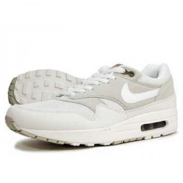 NIKE AIR MAX 1 LIGHT BONE/SUMMIT WHITE-FLBRT 30886...