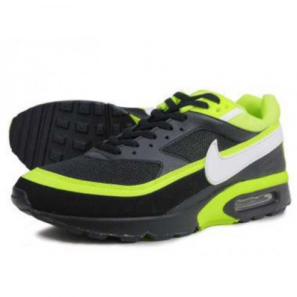 NIKE AIR CLASSIC BW TEXTILE BLACK/WHITE-VOLT 35879...